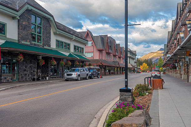 istock Downtown Streets of Banff National Park Canada 493836830