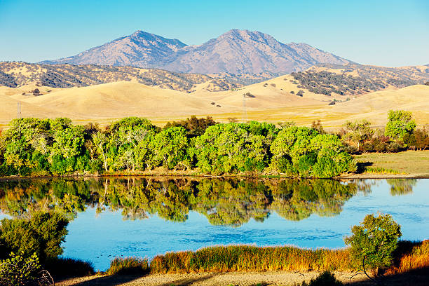 Mt Diablo, California in early morning summer light. Processed in AdobeRGB colorspace.