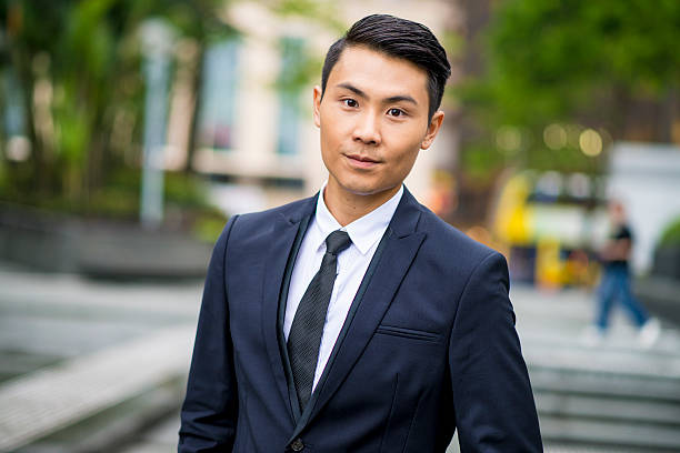istock Asian businessman portrait 493837377
