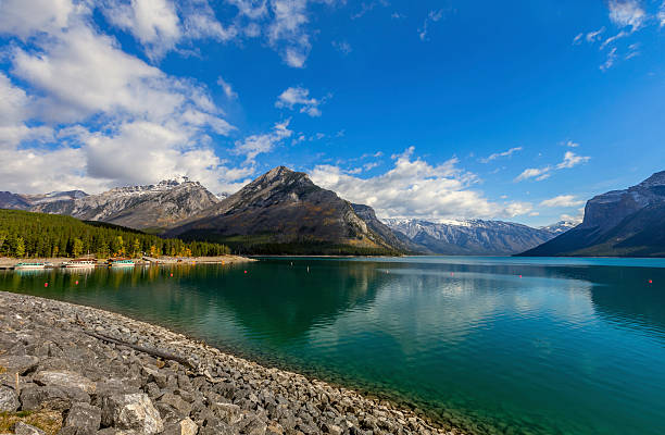 istock Lake Minnewanka In Banff National Park, Canada 493840384