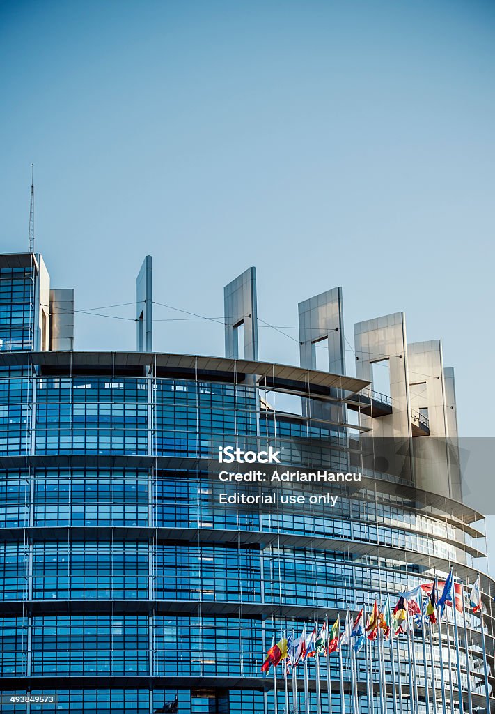 Sede del Parlamento Europeo en Estrasburgo - Foto de stock de Aire libre libre de derechos