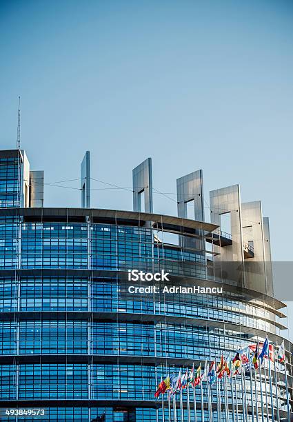Sede Del Parlamento Europeo En Estrasburgo Foto de stock y más banco de imágenes de Aire libre - Aire libre, Alsacia, Arquitectura