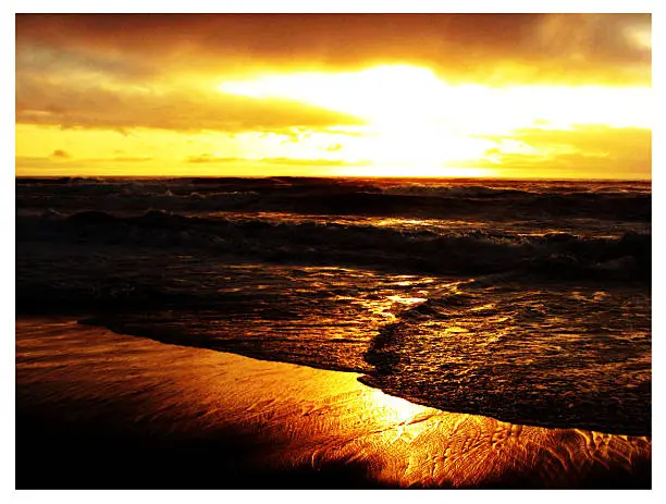 took this photo on a beach in northern California it was a beautiful day was there for hours before the sun went down 