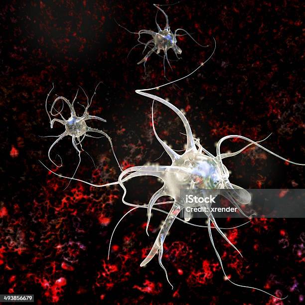 Spiegel Aus Neurons 3dillustration Stockfoto und mehr Bilder von Rezeptor - Rezeptor, Serotonin, Alzheimer-Krankheit