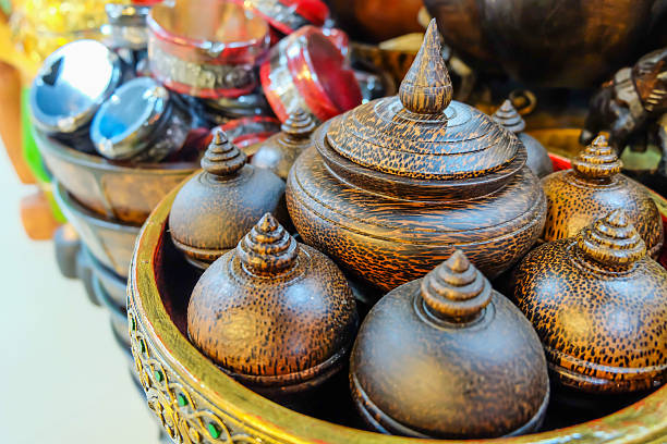istock Stall of souvenirs from Thailand 493857824