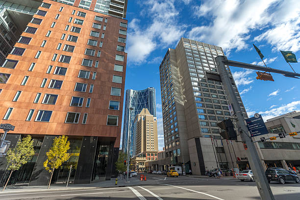 istock Financial District in Calgary of Canada 493859528