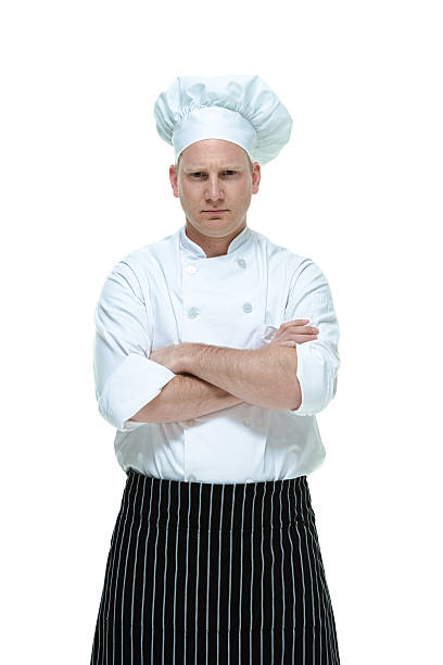 istock Chef standing with arms crossed 493859710
