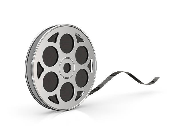 film movie 35mm reel a film movie 35mm reel isolated white background with clipping path 35mm movie camera stock pictures, royalty-free photos & images