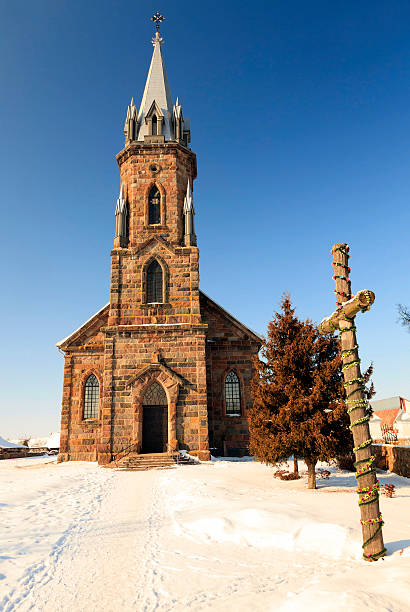 istock Catholic Church.  close-up 493861036