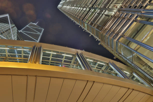 istock Modern office buildings in Central Hong Kong 493861782