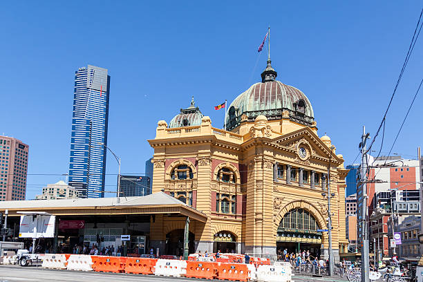 istock Flinders Street Station - MELBOURNE, AUSTRALIA 493862514