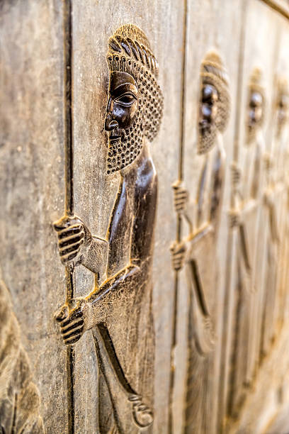 istock Immortals relief detail Persepolis 493863564