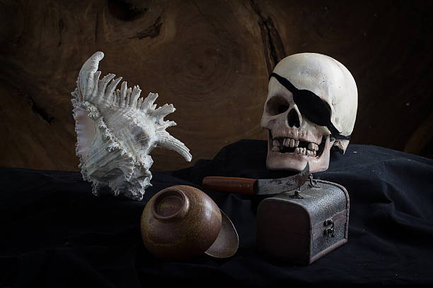 istock Still life of pirates and treasure 493864710