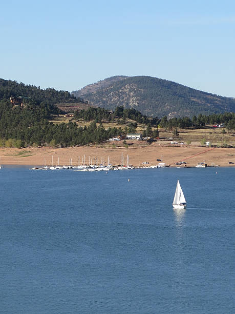 istock Sailboat on a Mountain Lake 493865476
