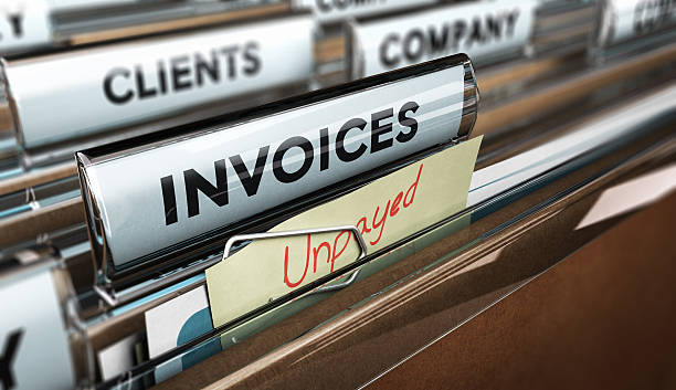 istock Unpaid invoice, Financial Concept 493867966