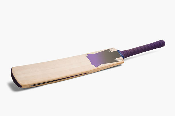 Close-up of a cricket bat Close-up of a cricket bat cricket bat stock pictures, royalty-free photos & images