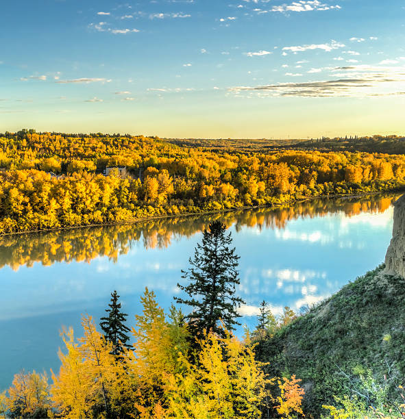 istock View to the Fort Edmonton Park, Fall 2015 493869138