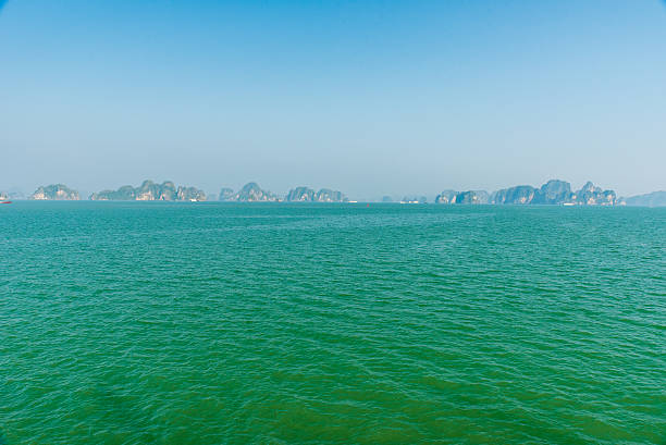 Beautiful seascape in Ha Long Bay, Vietnam.