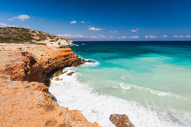 istock View of beautiful azure bay and beach on Greece 493870418