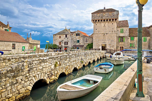 istock Kastel Gomilica historic island near Split 493880186
