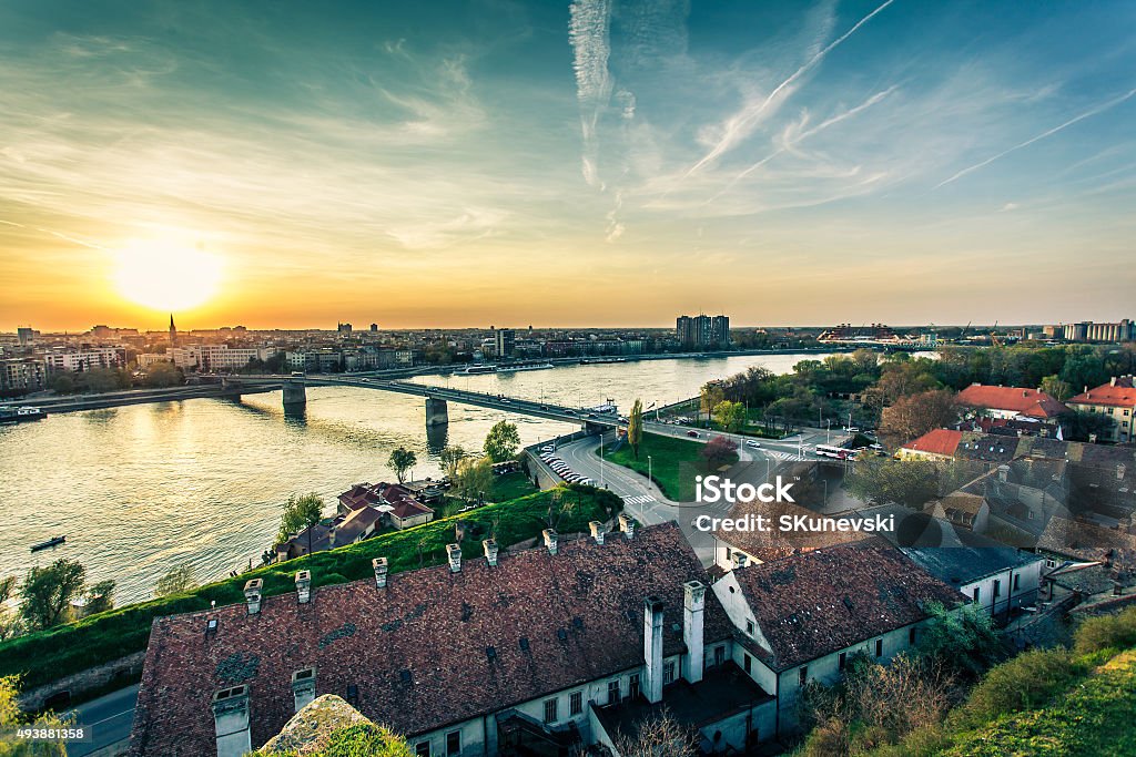 Ville depuis de Novi Sad - Photo de Serbie libre de droits