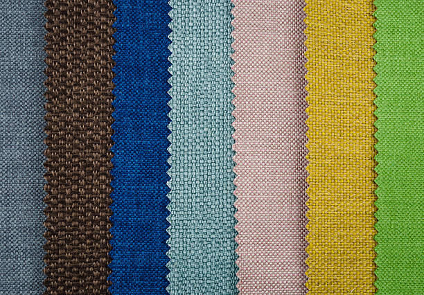 version textile coloré - patch textile stack heap photos et images de collection