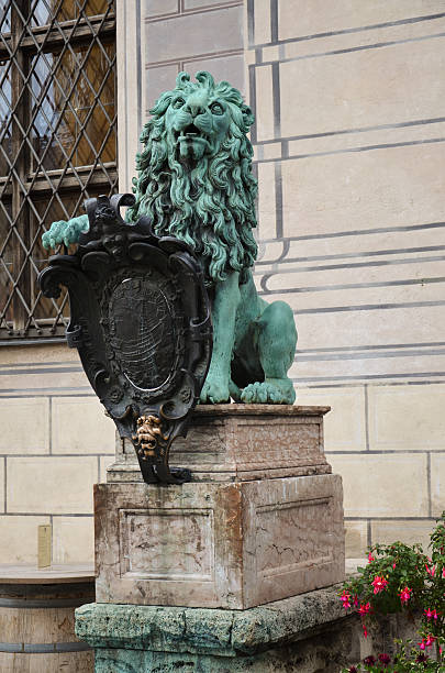 istock Lion statue in front of the Residenz 493882251