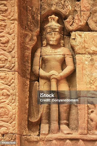 Basrelief At Ta Som Temple Angkor Area Siem Reap Cambodia Stock Photo - Download Image Now