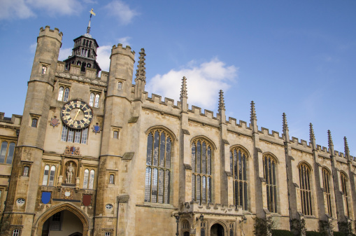 Trinity college in Cambridge, England.