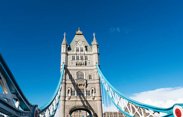 istock Famous Tower Bridge in London, England 493884199
