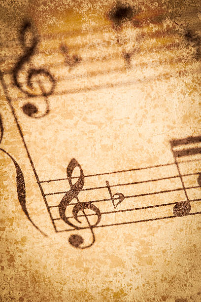 istock Vintage Sheet Music 493887057