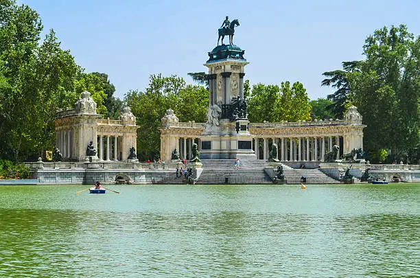 Photo of Retiro Park in Madrid
