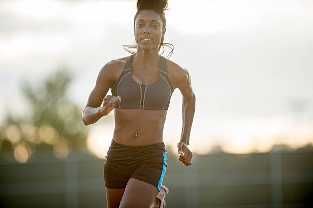 Woman Sports Attire Jogging Stock Photos - Free & Royalty-Free