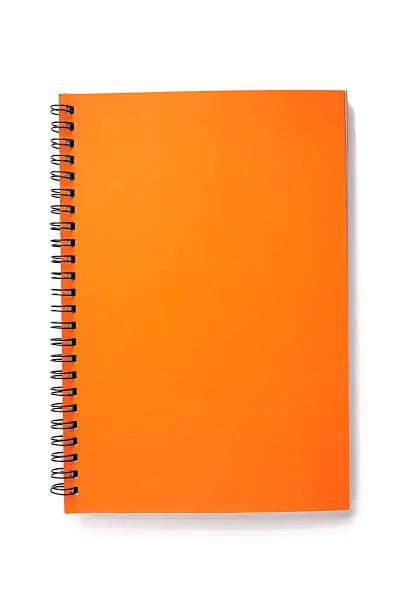 Photo of Blank orange Notebook