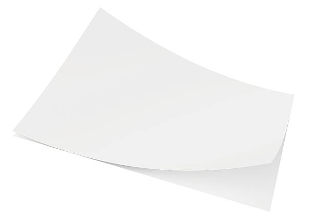 istock Realistic 3D rendering of blank white sheets paper 493902566