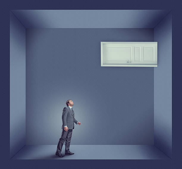 istock Businessman and the door 493904570