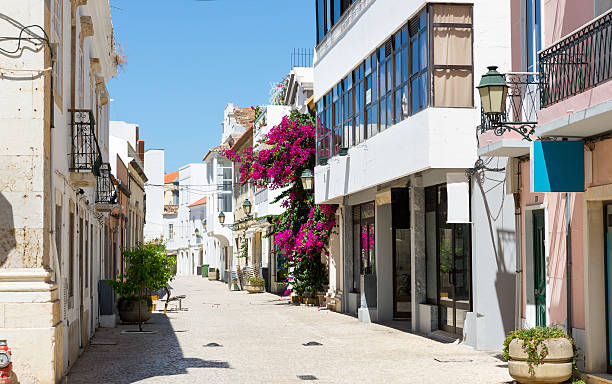 istock Narrow european street 493904914