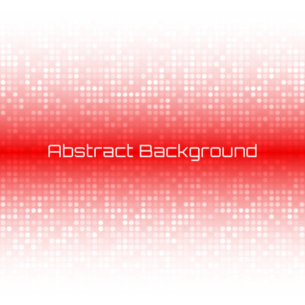 抽象的な明るいライトレッドの技術ビジネスバックカバー - red background vector symbol light effect点のイラスト素材／クリップアート素材／マンガ素材／アイコン素材