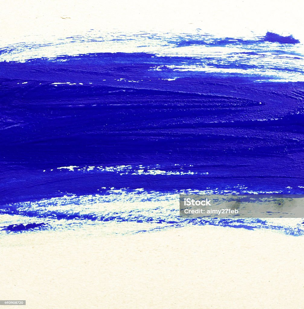 Blue Paint Texture Background Stock Photo - Download Image Now - 2015