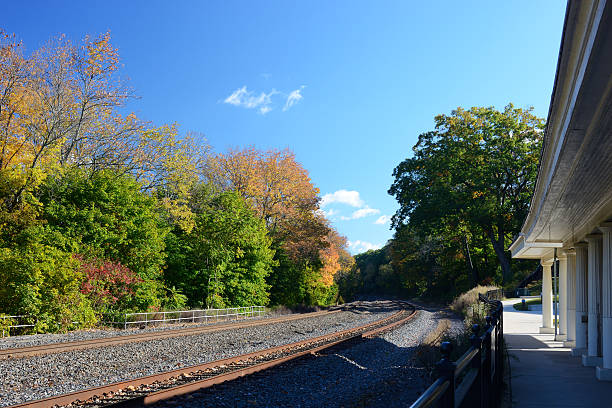 istock Historic Reading Railroad Station at Valley Forge 493910392