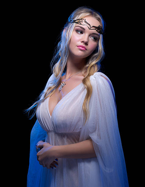 istock Young elven girl isolated 493912490