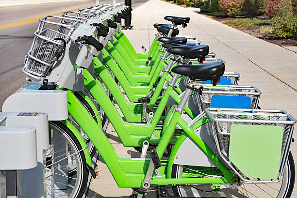 istock Public Bike Rental, Close Up 493912764