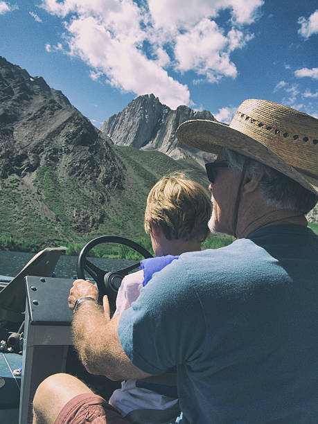 istock Boating with Grandpa in the mountains 493917220