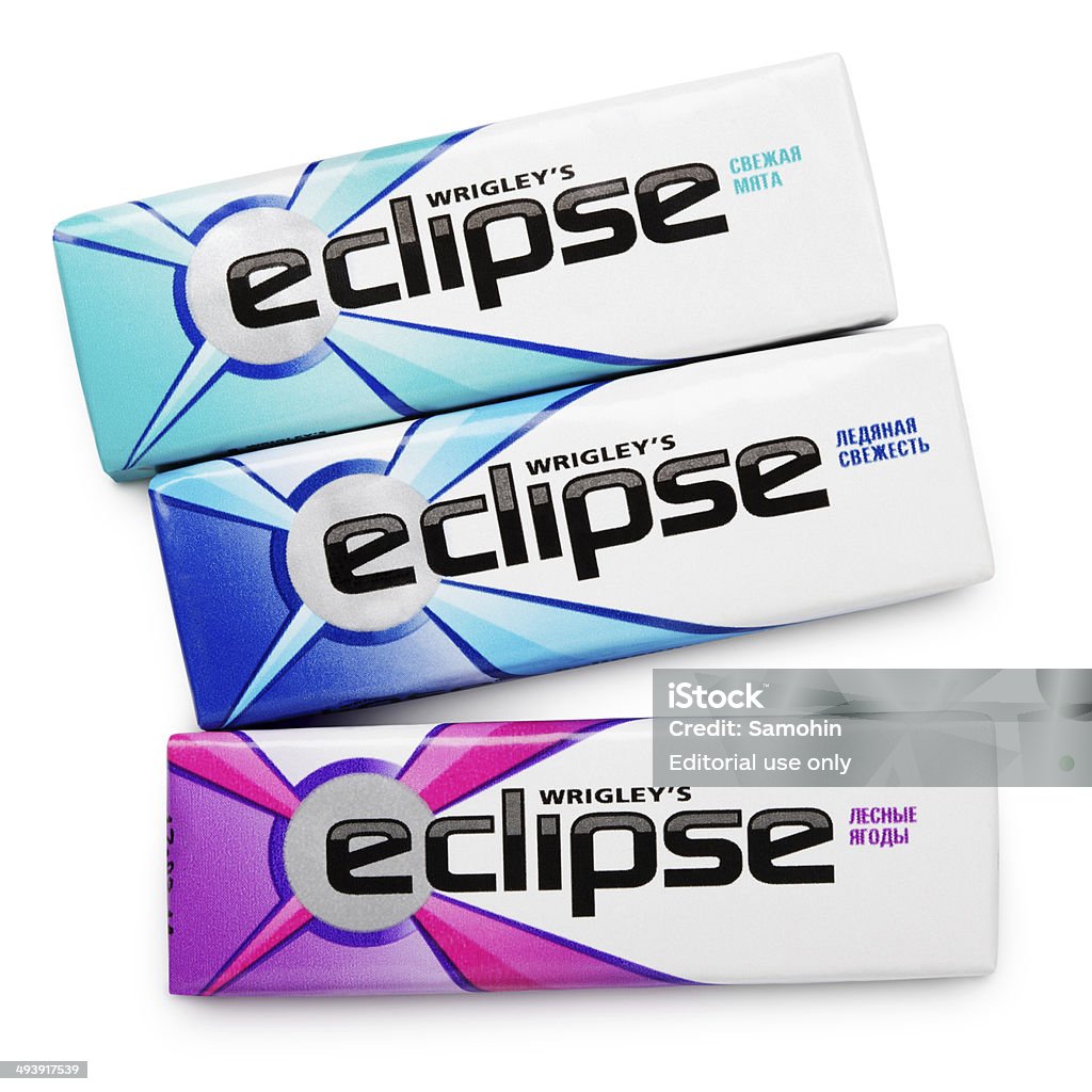 Chewing Gum Wrigleys Eclipse Stock Photo - Download Image Now - Bubble Gum,  Clipping Path, Close-up - iStock