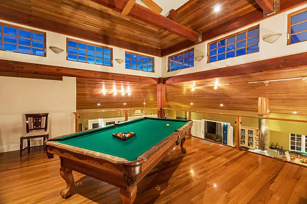 Photo of Pool Table in Luxury Home