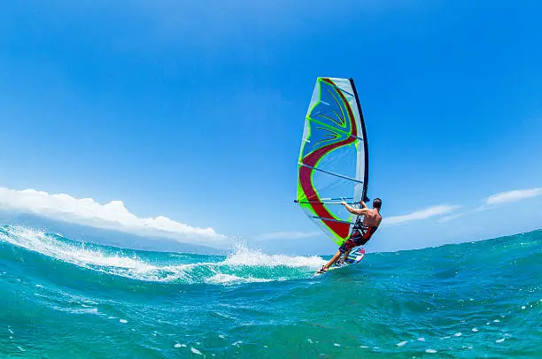 Windsurfing, Fun in the ocean, Extreme Sport