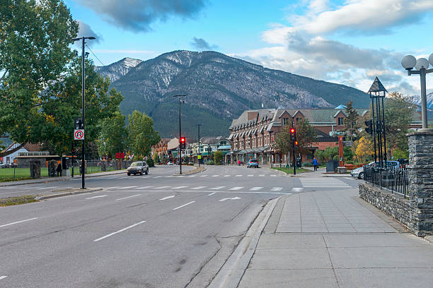 istock Downtown Streets of Banff National Park Canada 493930116