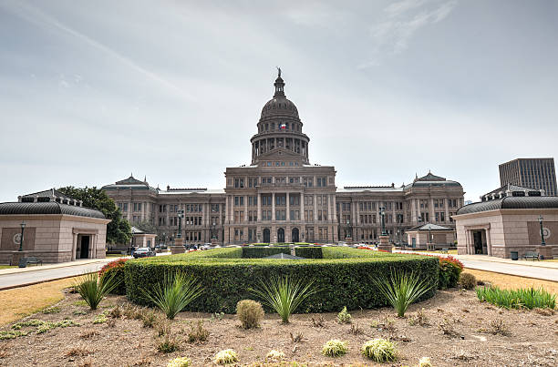 이 텍사스주 카피톨 미흡함 - texas state flag texas dome austin texas 뉴스 사진 이미지