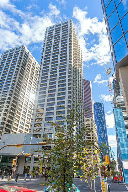 istock Financial District in Calgary of Canada 493933866