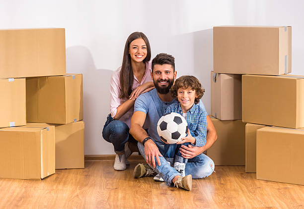 istock Family moving home 493935552